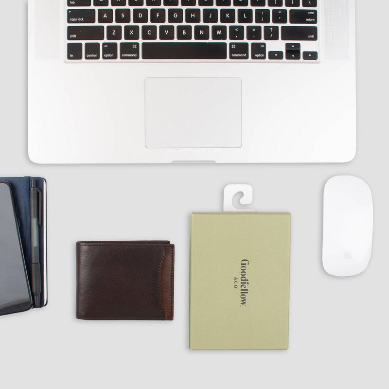 Men's Two-Tone Bifold Wallet - Goodfellow & Co™ Brown