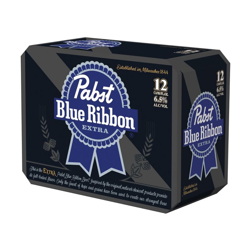 Pabst Blue Ribbon Extra Beer - 12pk/12 fl oz Cans