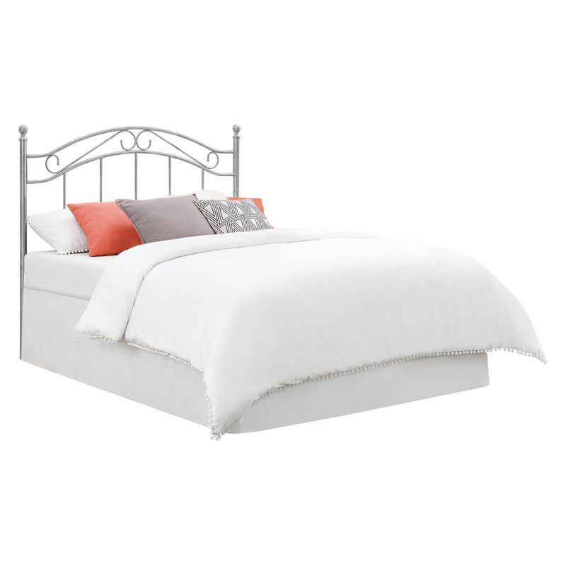 Rozella Queen Metal Headboard Pewter - Dorel Living