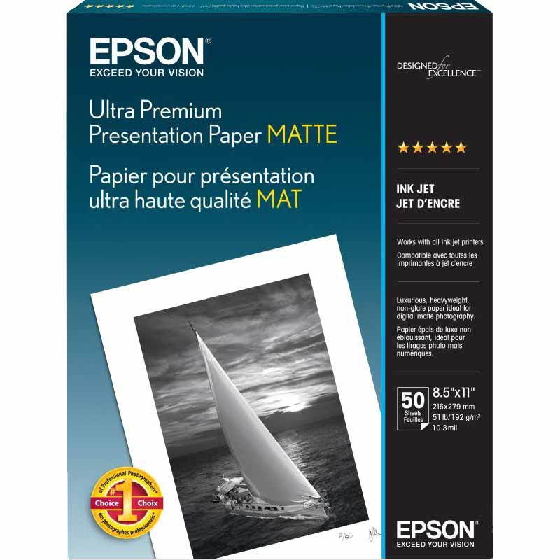 Epson PAPER, ARCHIVAL MATTE, LETTER SIZE,