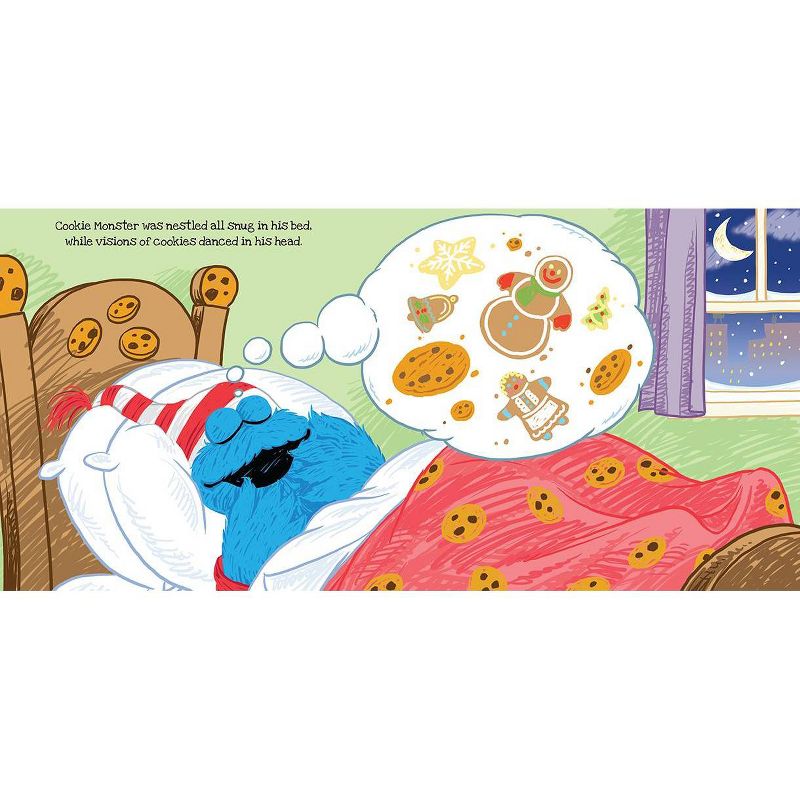 twas the Night Before Christmas on Sesame Street - by Sesame Workshop (Hardcover)