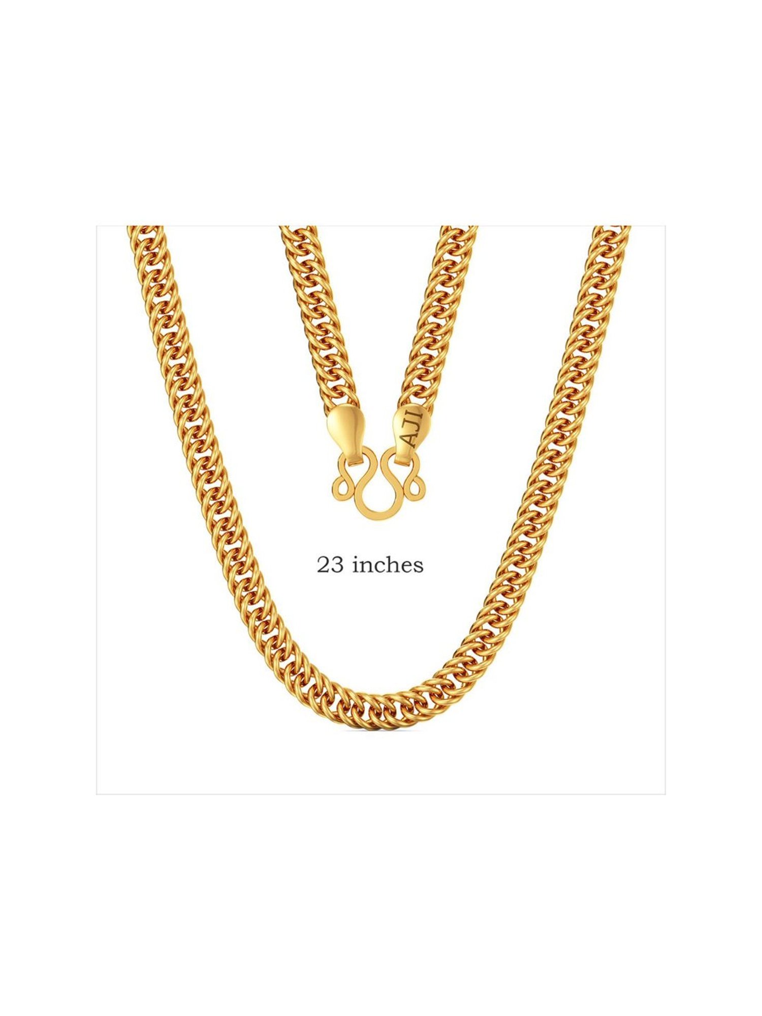 Joyalukkas 22k Men's Gold Snake Chain