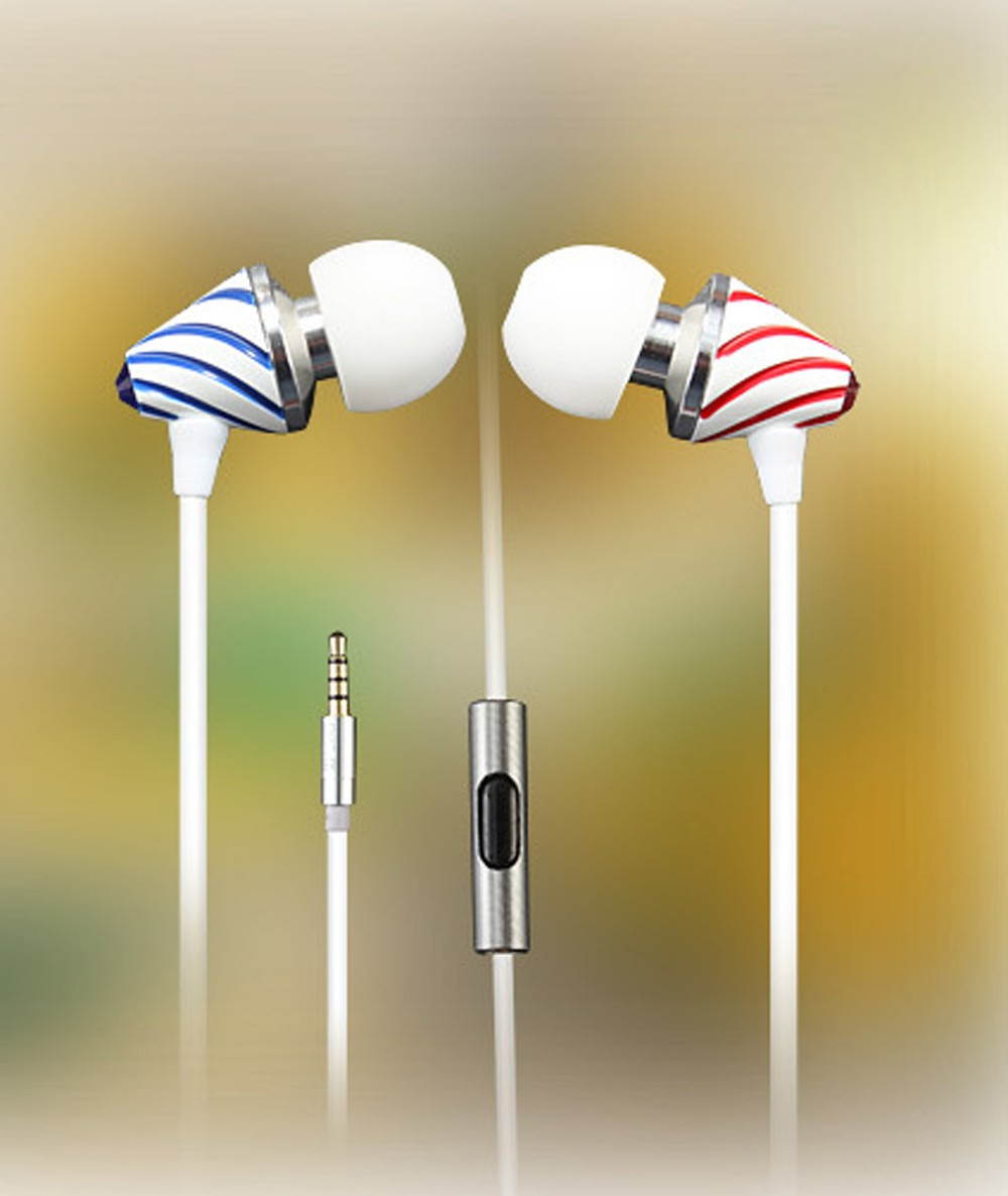 AB15439 MOAOL MP285 Metal Headphone in-Ear Earphone High Quality Wired Headset Lollipop Style with Mic for Cellphone Computer