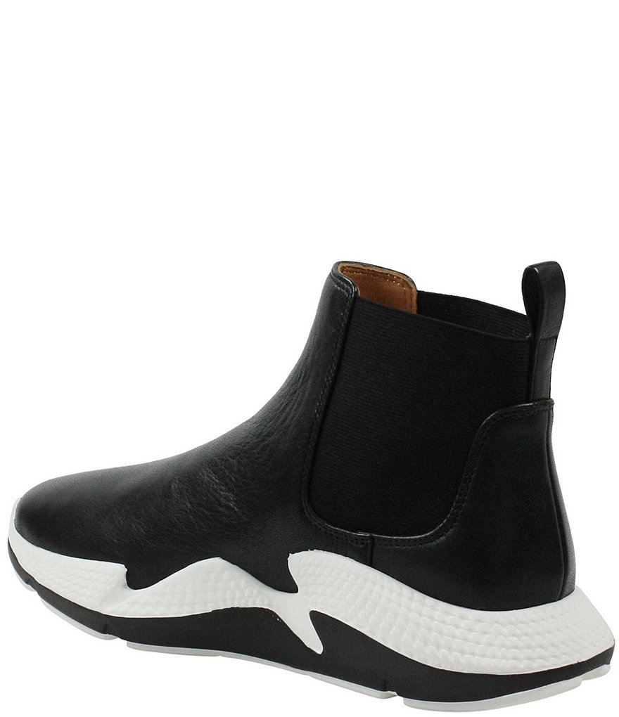 L'Amour Des Pieds Haddy Leather Chelsea Sneaker Booties