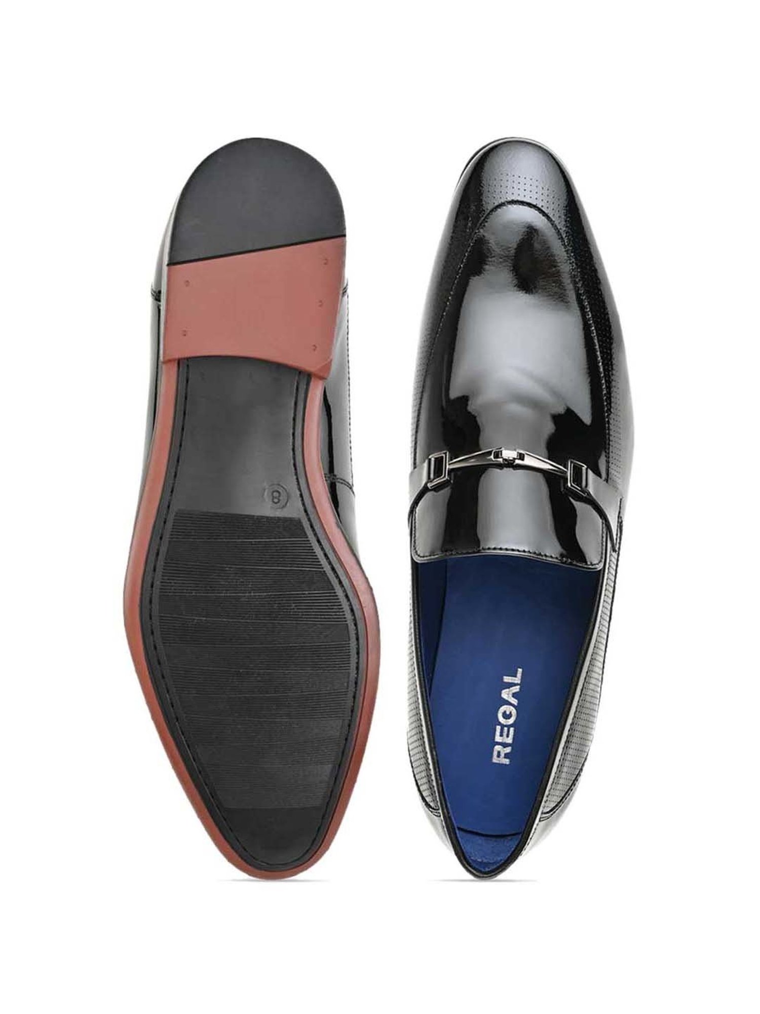 Regal Men's Black Formal Loafers