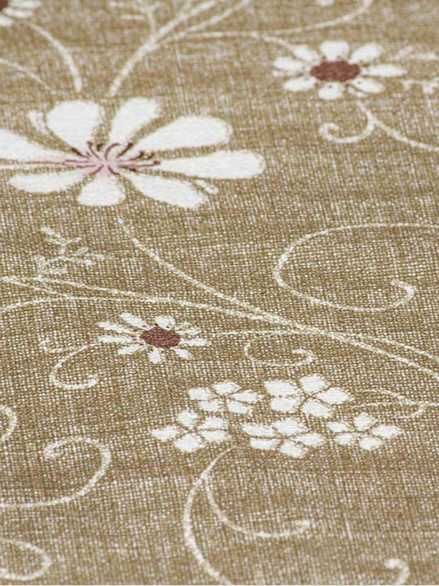 Freelance Floral Brown PVC Set of 1 Table Cloth