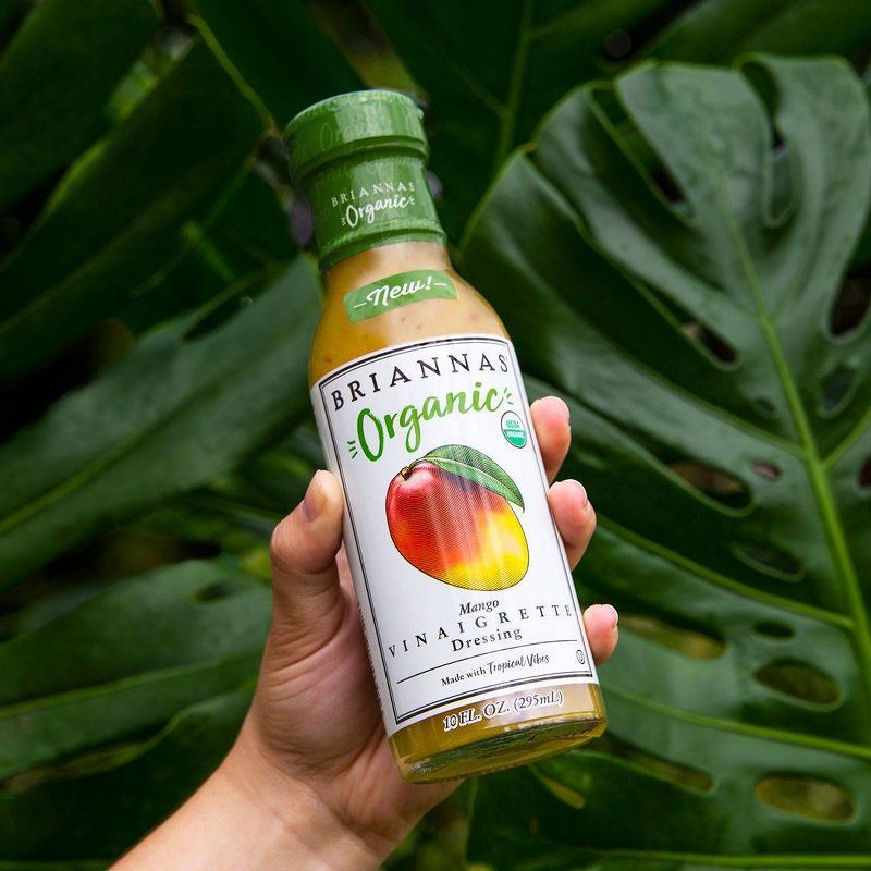 Briannas Organic Mango Vinaigrette Dressing - 10fl oz