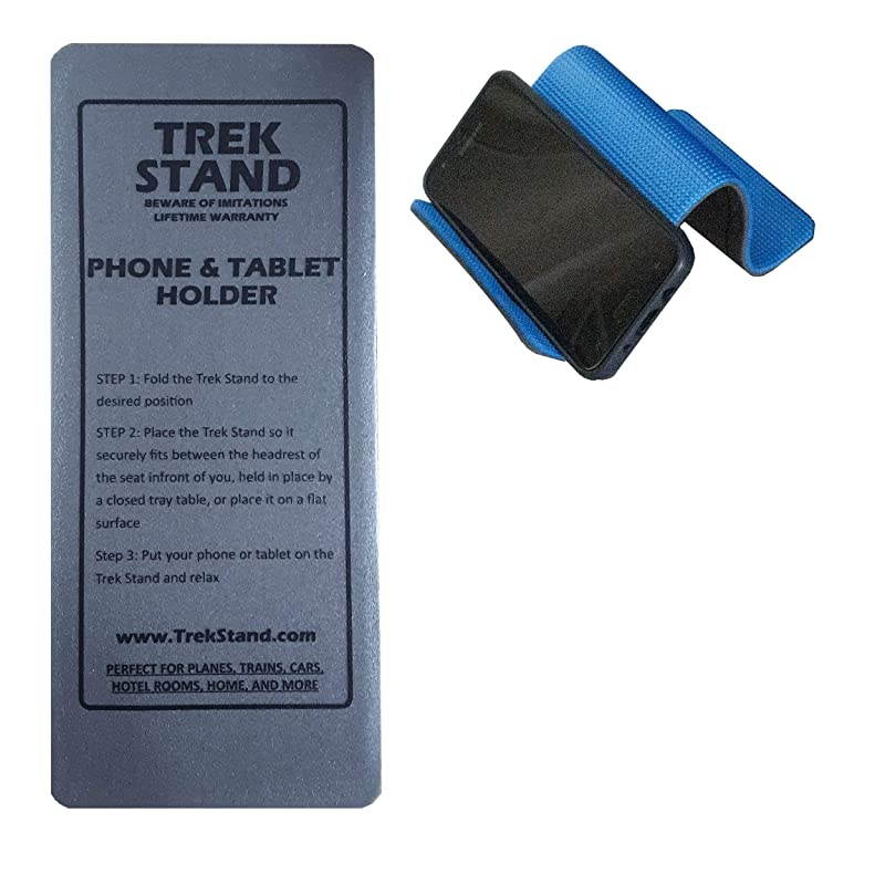 Stand Hands Free Universal Cellphone Holder for Air Travel, Hotel, Home, Desk, Bed, Kitchen, Video Chatting, Studying, and Cooking.