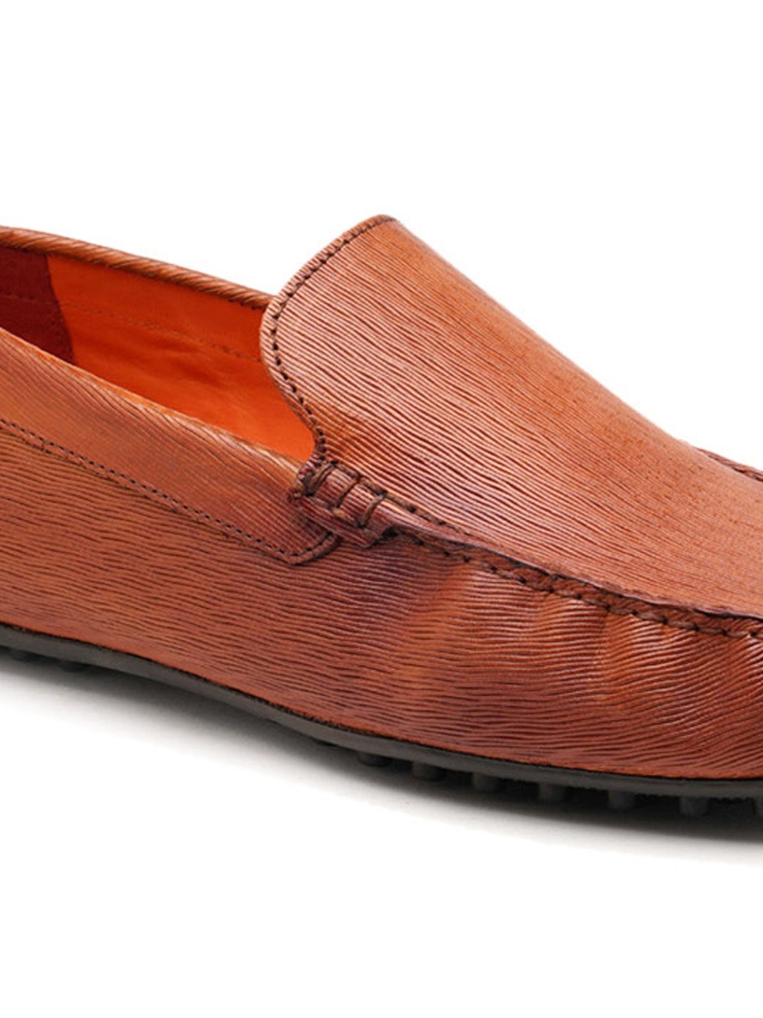 Ruosh Men's Tan Casual Loafers