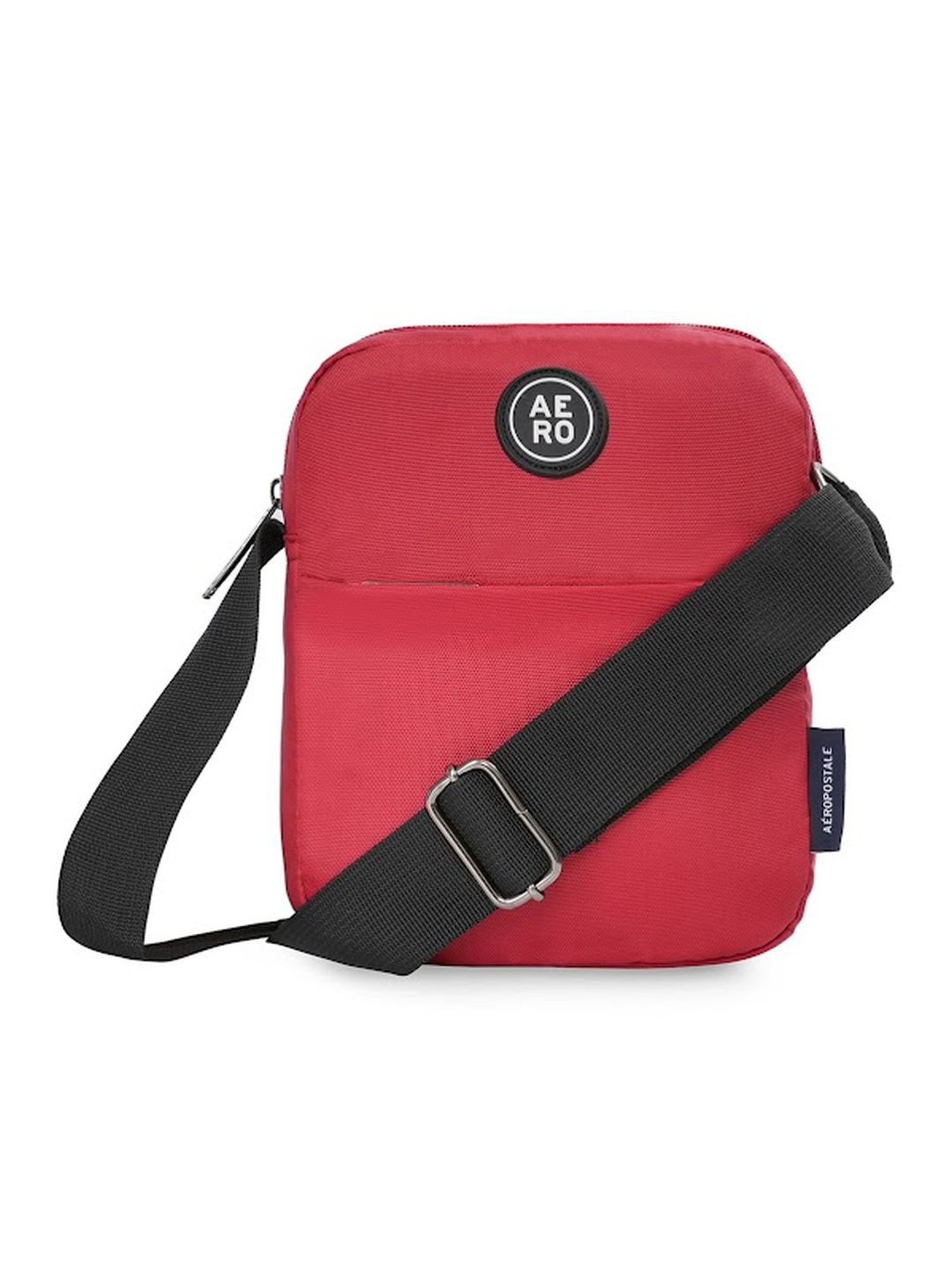 Aeropostale Eren Red Polyester Printed Cross Body Bag