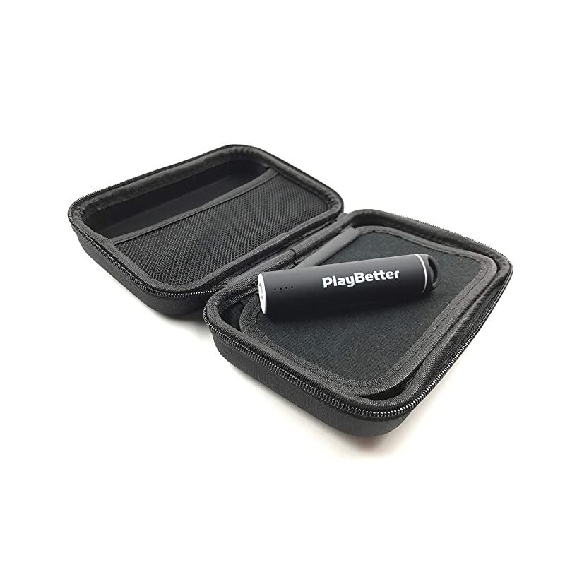 SkyCaddie SX400 Power Bundle Portable Charger &  Protective Hard Case | Rugged, Touchscreen, 4" Display, 35,000 Maps | Handheld Golf GPS