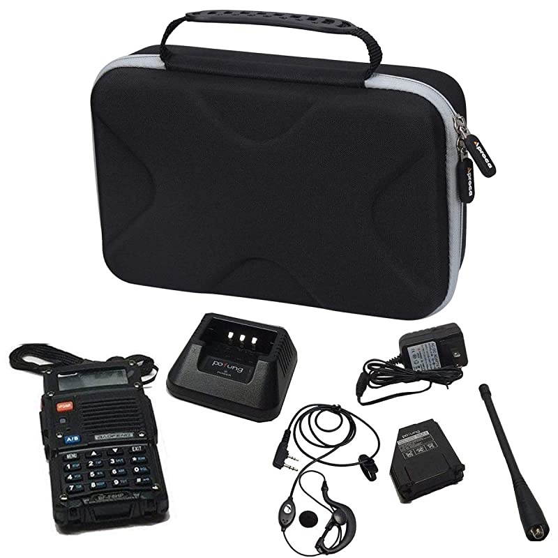Hard Carry Travel Case for BaoFeng BFF8HP UV5R 3rd Gen 8Watt Dual Band TwoWay Radio