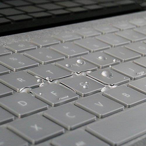 XSKN Ultra Thin Clear TPU Keyboard Skin Cover Protector for Microsoft Surface Laptop (2017 Released), US layout