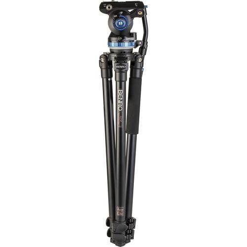 Benro A373F 3-Leg Section Aluminum Video Tripod w/ S8 PRO Head, Payload 17.6 lb