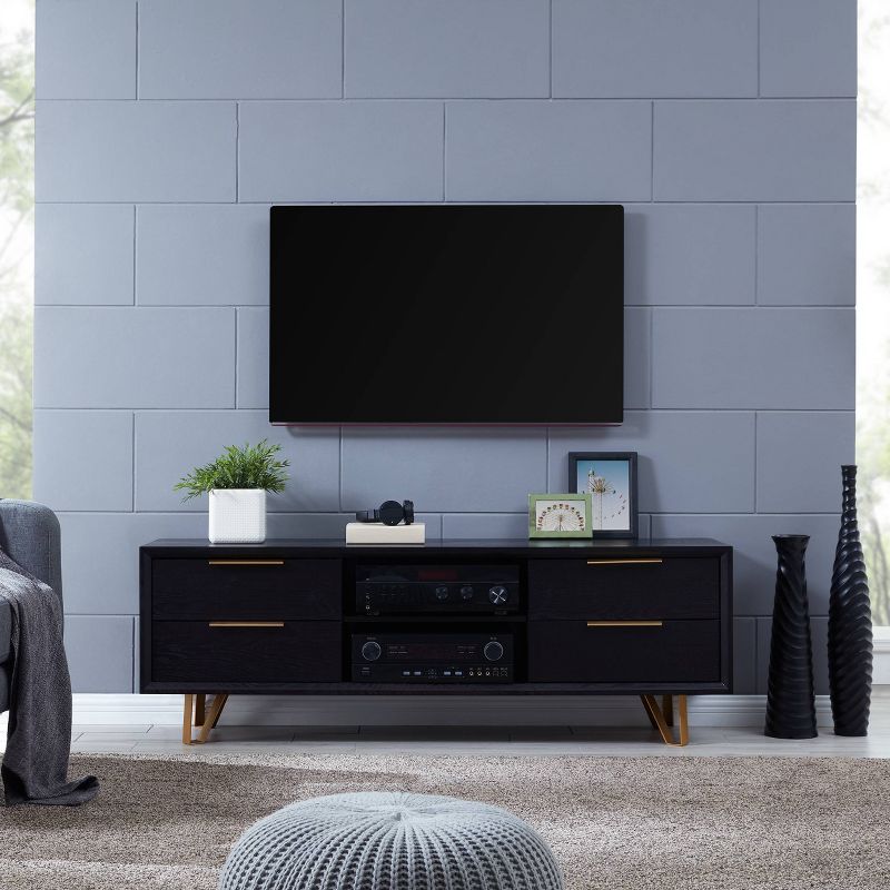 Markli Entertainment Console Black - Aiden Lane