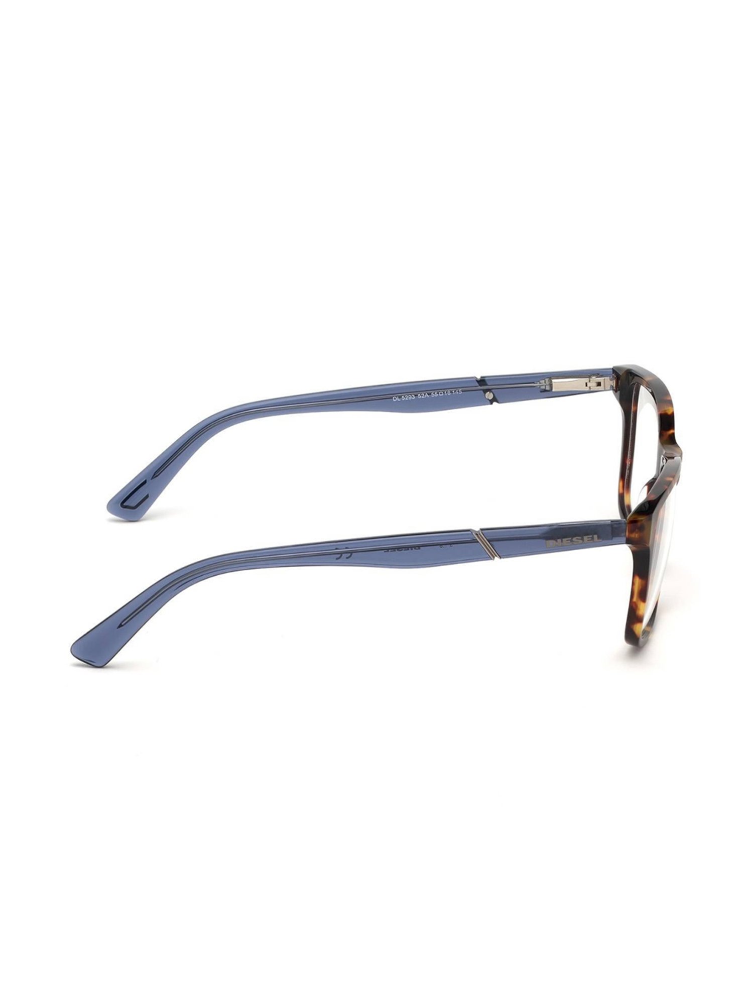 Diesel Brown Rectangular Eye Frames for Men