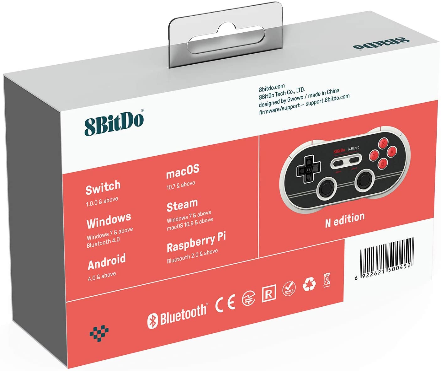 8Bitdo Lite Bluetooth Gamepad for Nintendo Switch Lite, Nintendo Switch & Windows (Turquoise Edition)