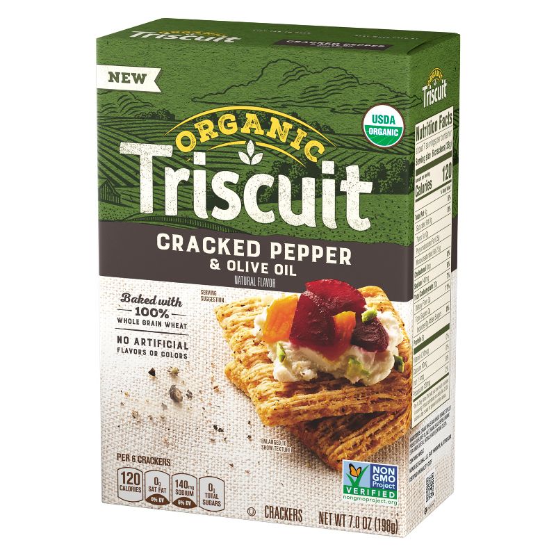 Triscuit Cracked Pepper & Olive Oil Crackers - 7oz
