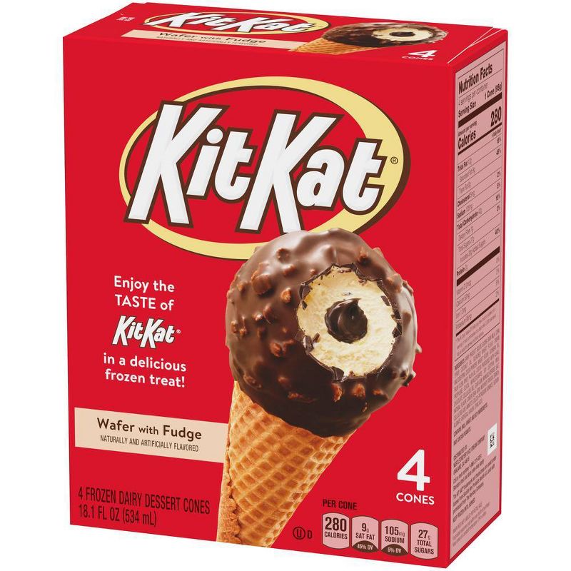 Kit-Kat Ice Cream Cone - 4ct