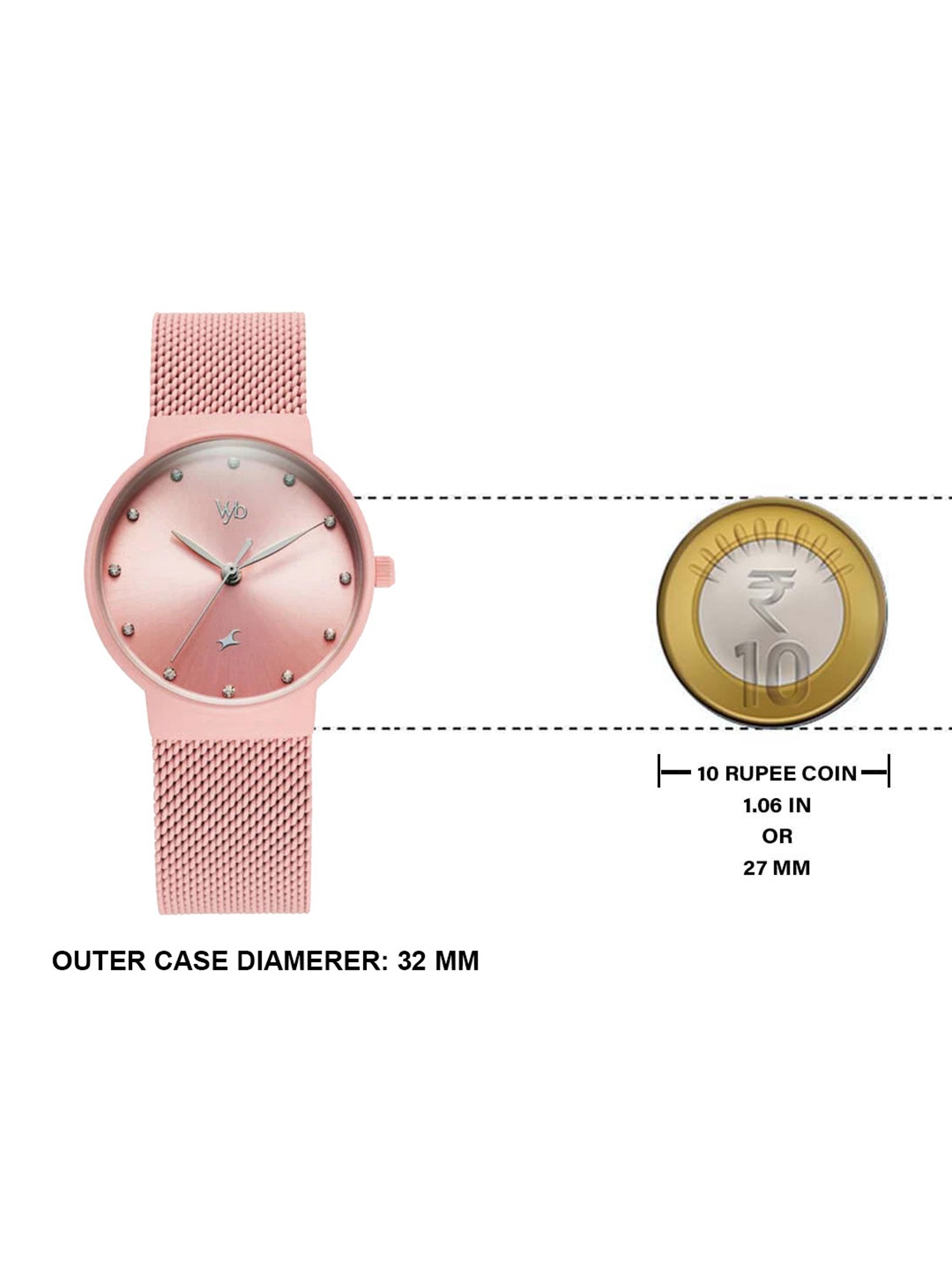 Fastrack Vyb 3.0 FV60046QM03W Analog Watch for Women