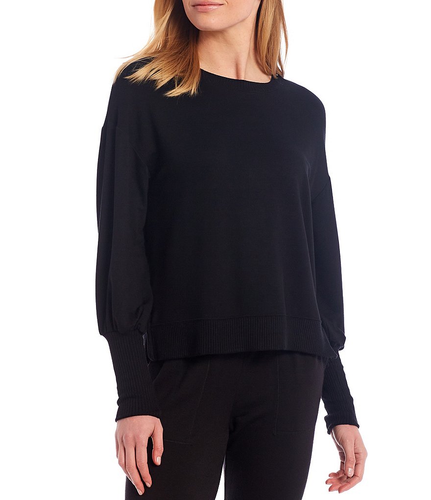 Marc New York Short Sleeve Tie-Dye Jewel Neck Tee