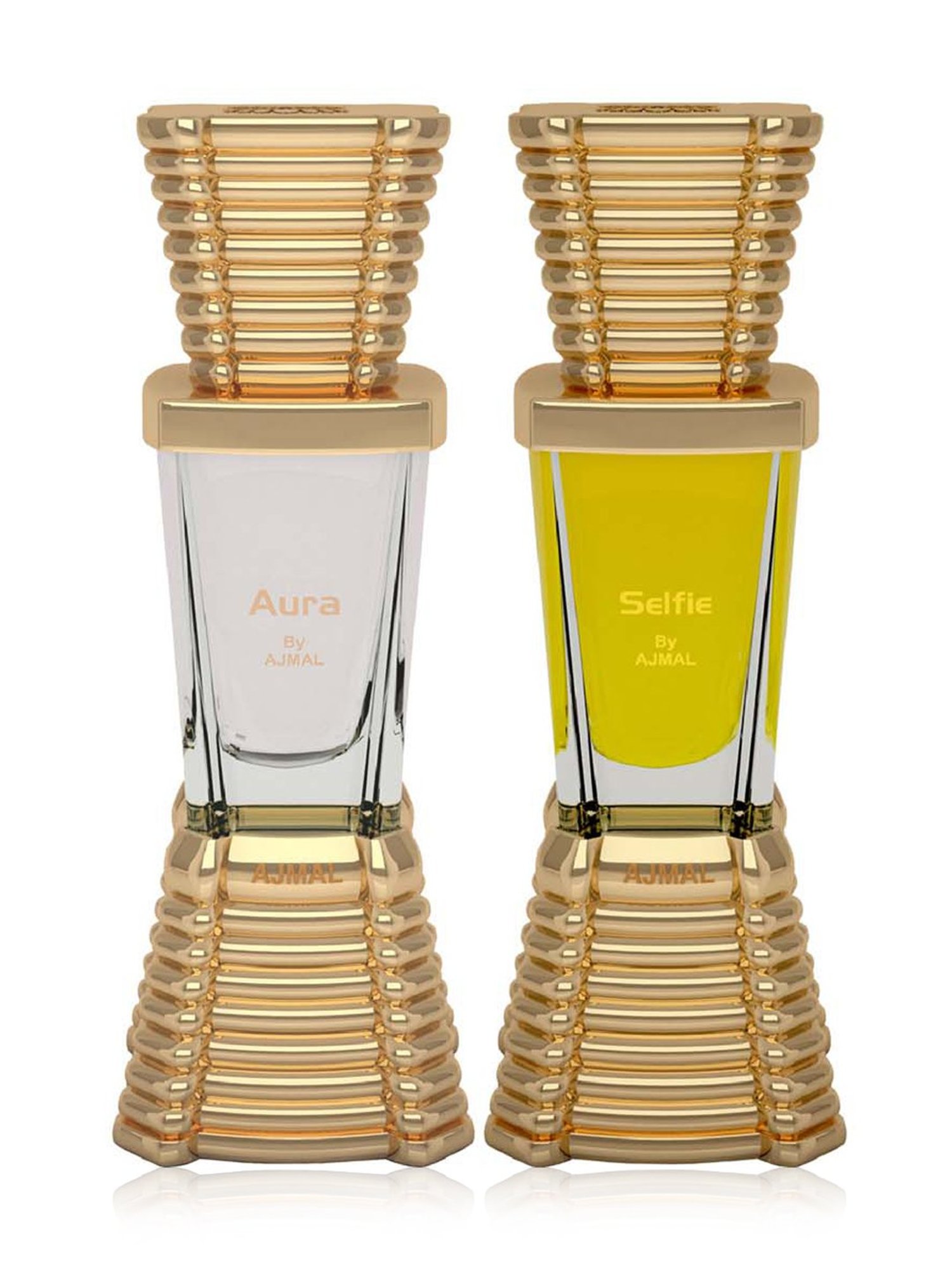 Ajmal Aura Concentrated & Selfie Concentrated Woody for Unisex - Pack of 2