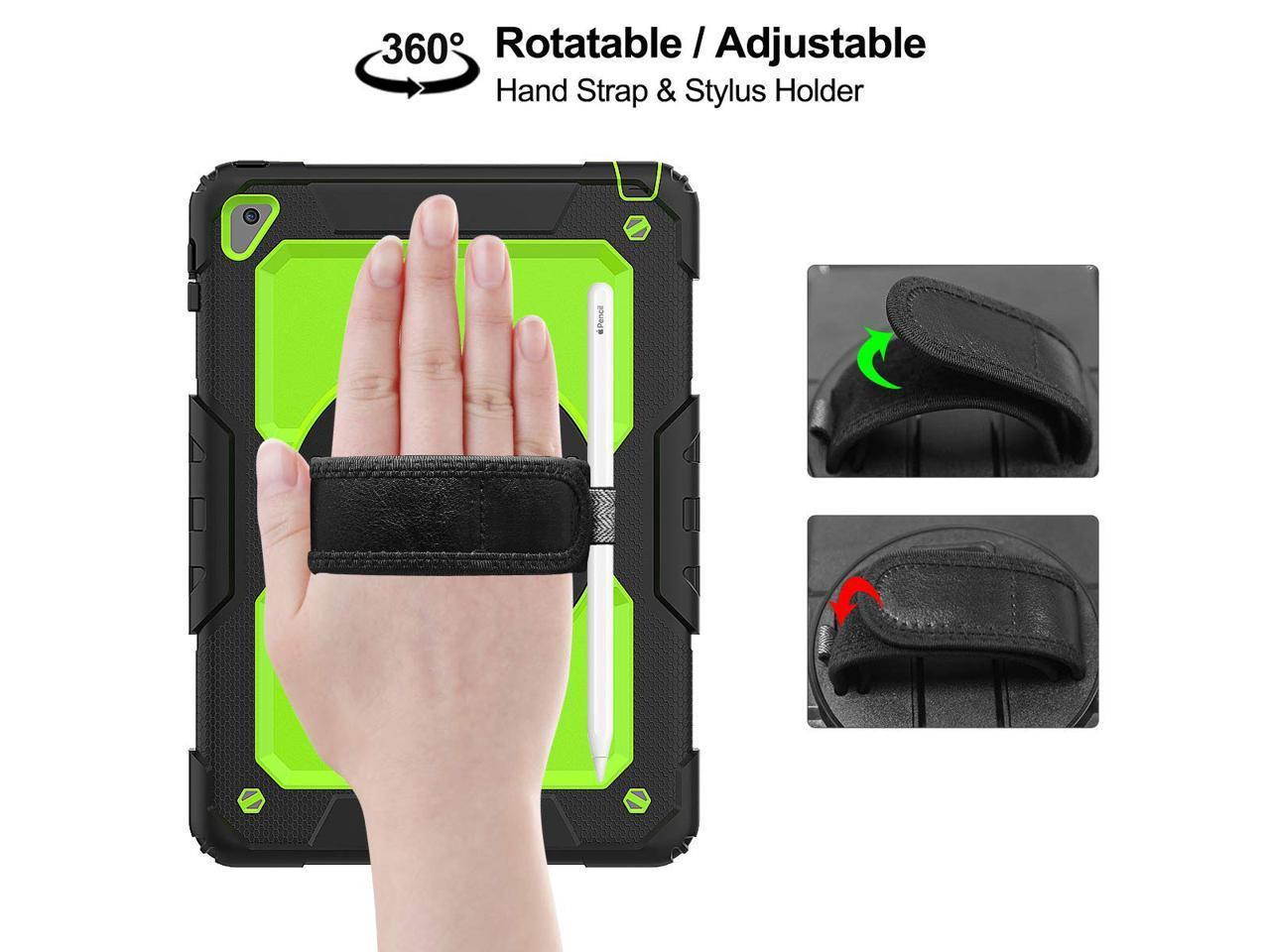 iPad 9.7 2018 2017 Case iPad Air 2 Case iPad Pro 9.7 Case Heavy Duty Rugged Shockproof Protective Hard Case Cover For for Apple iPad 6th / 5th Generation / iPad Air 2 / iPad Pro 9.7 inch