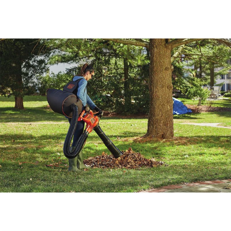 Black & Decker BV6000 12 Amp High Performance Two Speed Handheld Electric Mulcher Blower Vac