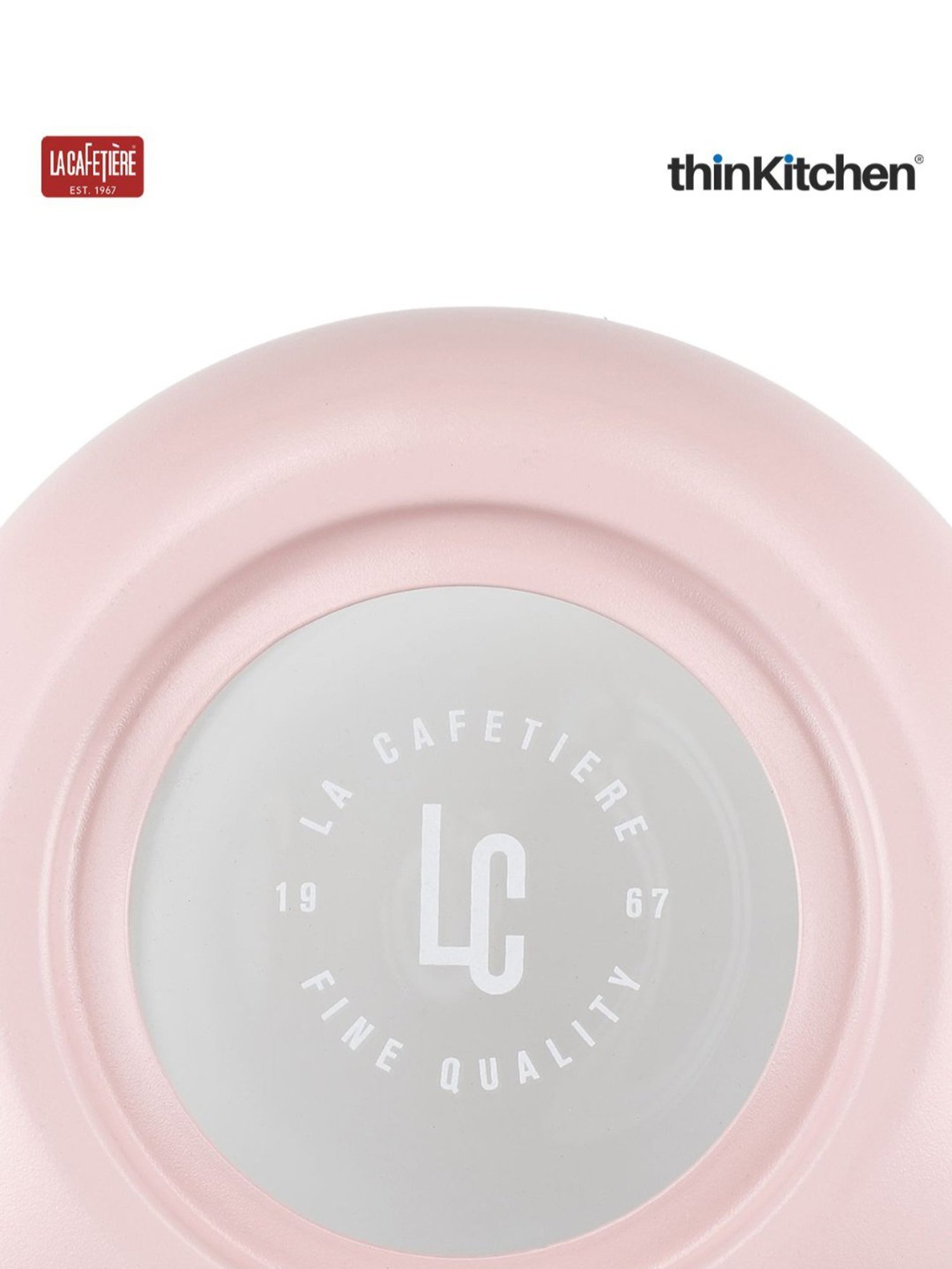 La Cafetiere Pink Stainless Steel Coffee Maker (350ml)