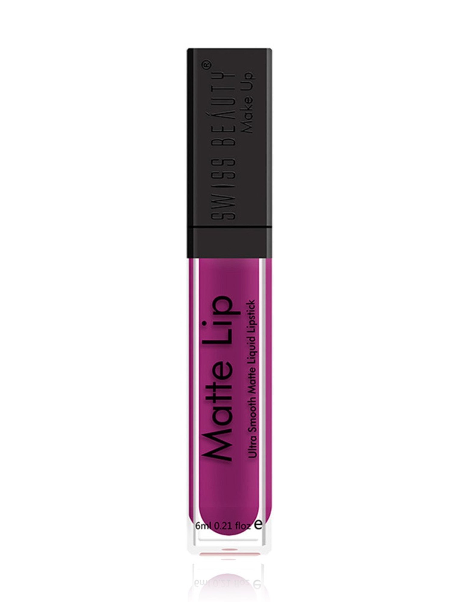 SWISS BEAUTY Ultra Smooth Matte Liquid Lipstick Wine & Shine - 6 ml