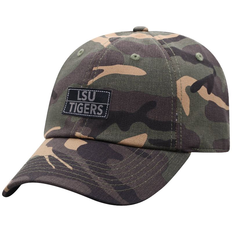 NCAA LSU Tigers Men's Camo Washed Relaxed Fit Hat