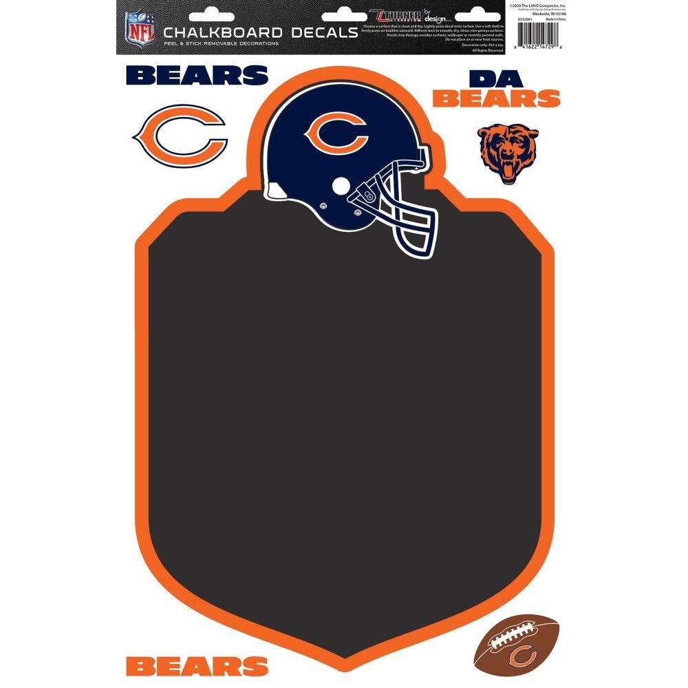 Turner Licensing,  NFL Chicago Bears Chalkboard Decals