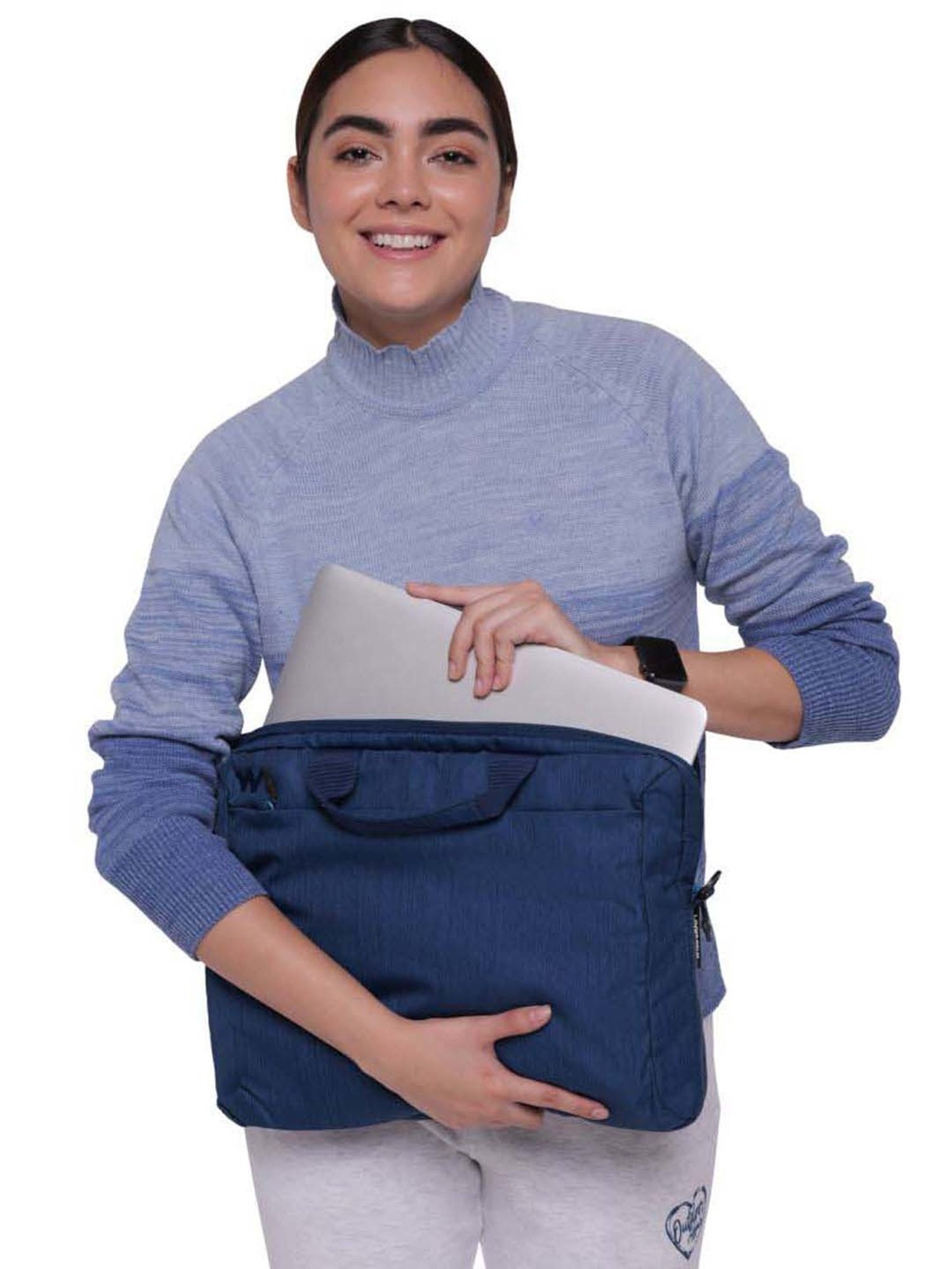 Priority Black Synthetic Large Messenger Bag