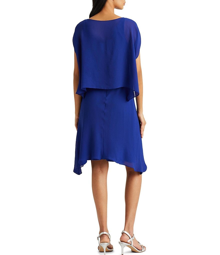 Sugarlips Animal Print Tie Sleeve Ruffle Hem Mini Dress