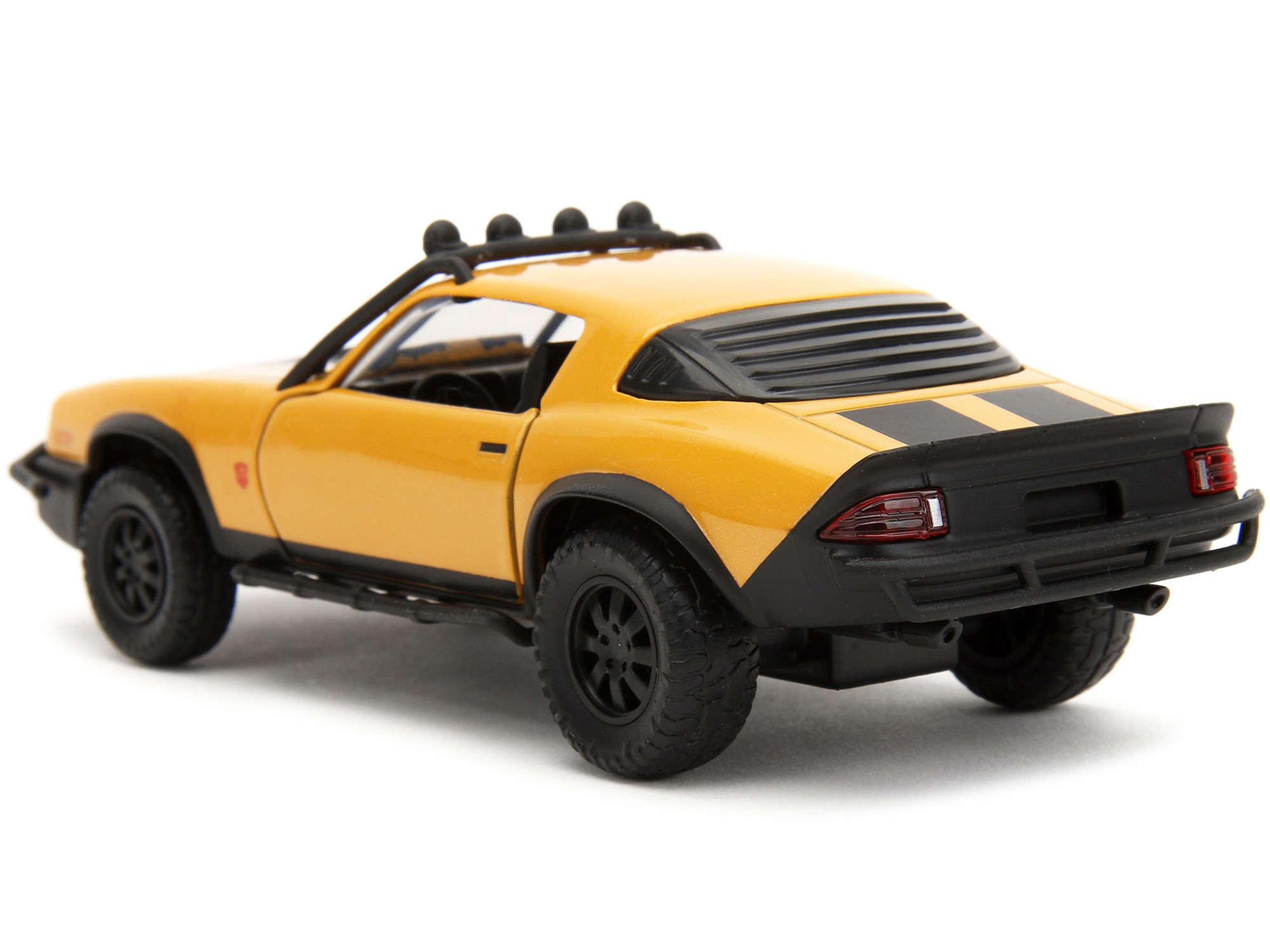 1977 Chevrolet Camaro Off-Road Version Yellow Metallic with Black Stripes "Transformers: Rise of the Beasts" (2023) Movie "Hollywood Rides" Series 1/32 Diecast Model Car by Jada