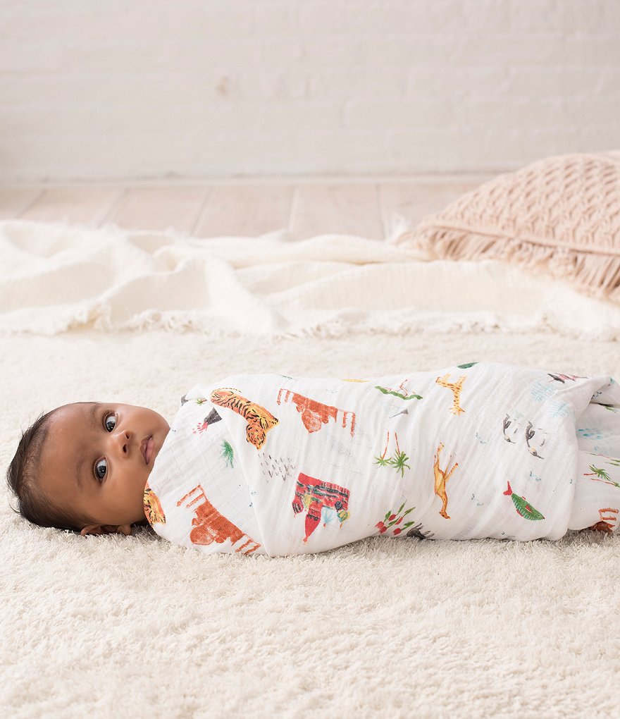 Aden + Anais 2-Pack Muslin Classic Around the World Swaddle Blankets