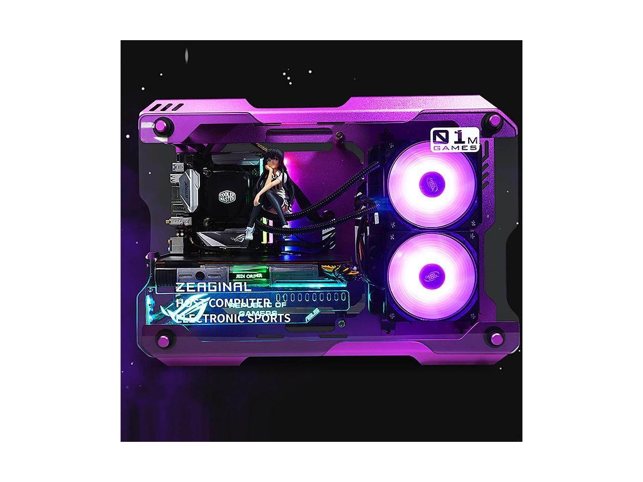 IPASON - Gaming Desktop - Ryzen5 5600X (6 Core up to 4.7GHz 7nm) - Geforce GTX 2060 6GB - 500GB SSD NVMe - 16GB(8GB*2) 3200MHz - B550M Motherboard - Windows 10 home - RGB Fans - Gaming PC