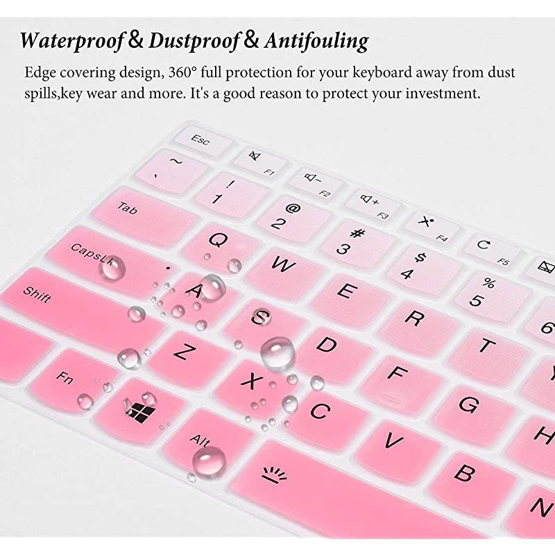Cover Compatible with Lenovo Yoga C940 C930 920 139 Lenovo Yoga 720730 133 Yoga 730 156 inch Protective Skin Yoga 720 125 inchLenovo Flex 14 Protector Gradual Pink