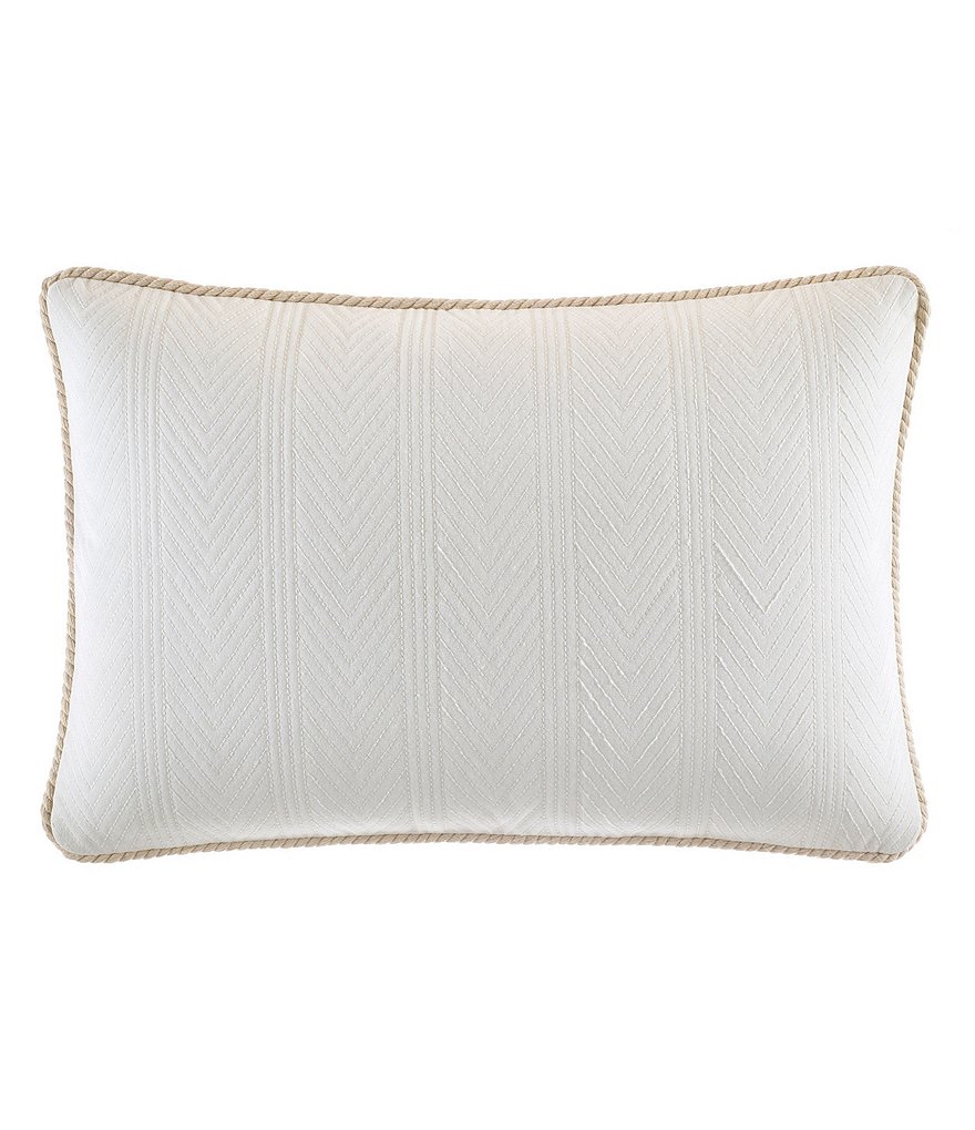 Nautica Saybrook Chevron Quilted Pillow