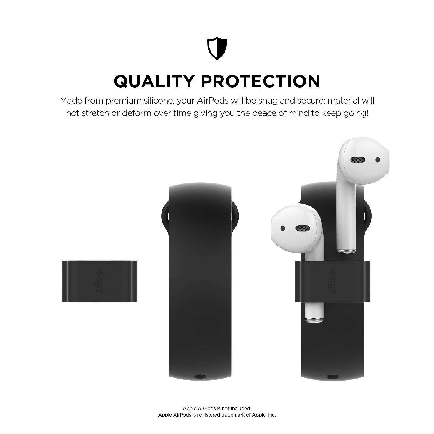 elago AirPods Wrist Fit - [Durable AirPods Holder + Strap][Apple Watch Compatibility][Portability][Non-Toxic] - for Apple AirPods