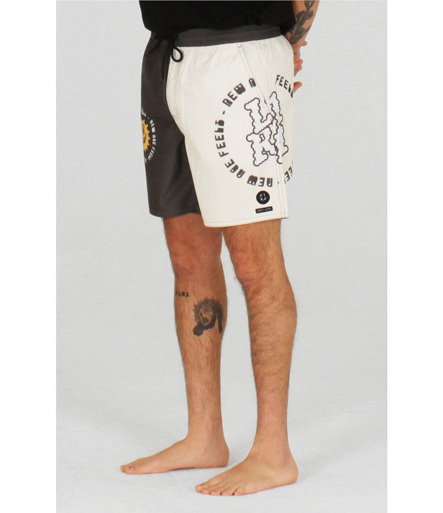 Lira Clothing 18#double; Outseam Sangamon Elastic Waist Swim Trunks