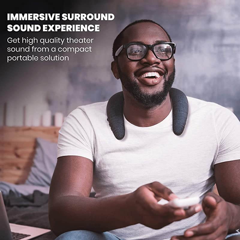 U Wireless Wearable Bluetooth Speaker, Rechargeable and Portable