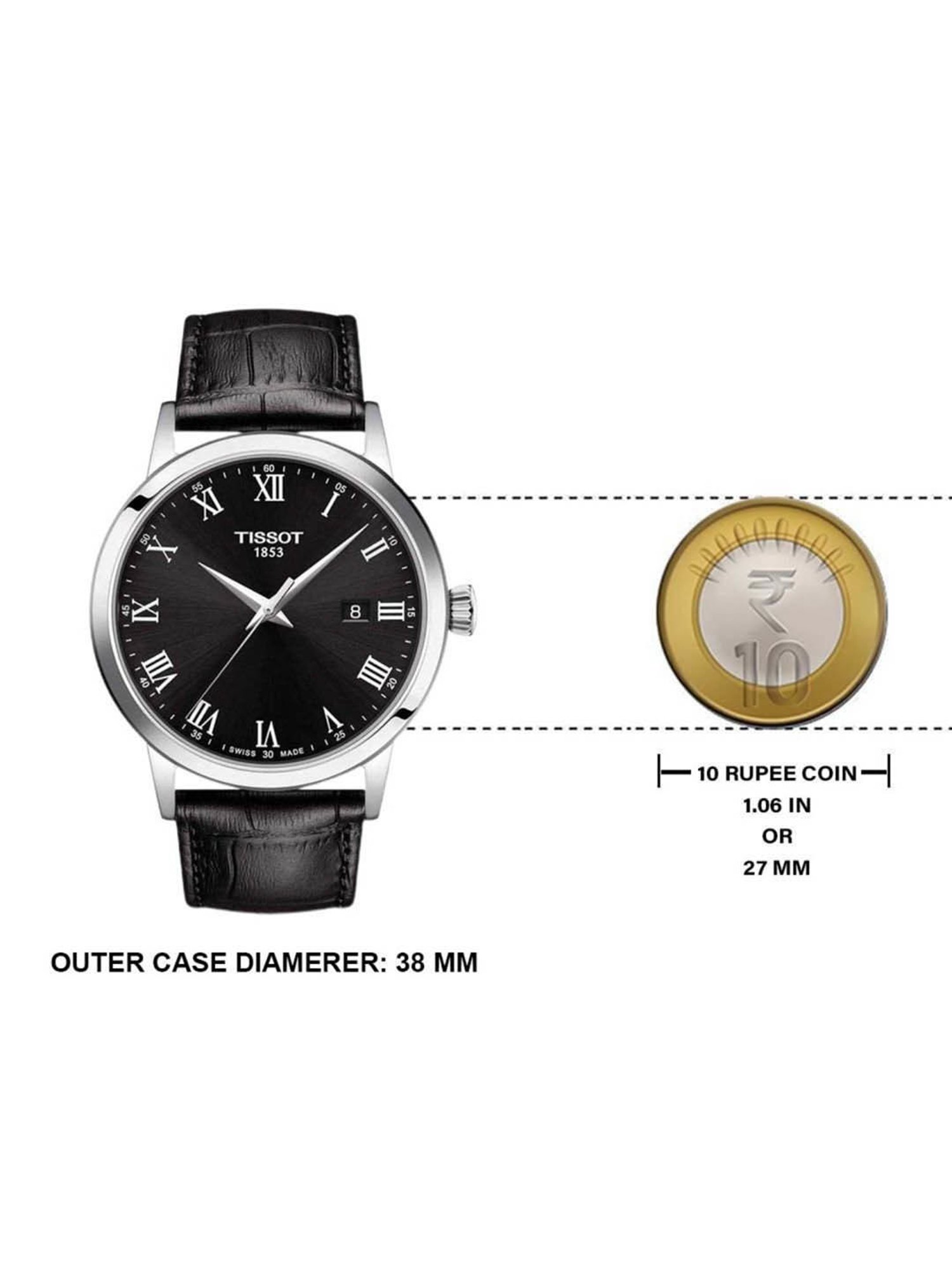 TISSOT T1294101605300 CLASSIC DREAM Watch for Men