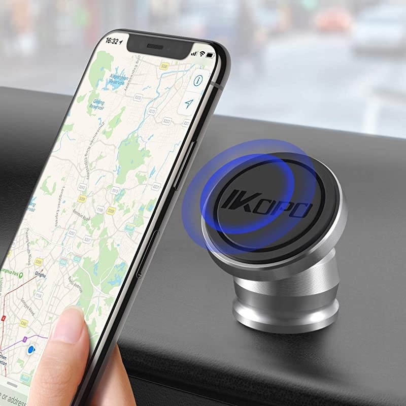 Magnetic Phone Car Mount Strong Magnet Cell Phone Holder for Car Dashboard with Strongest VHB AdhesiveSilver
