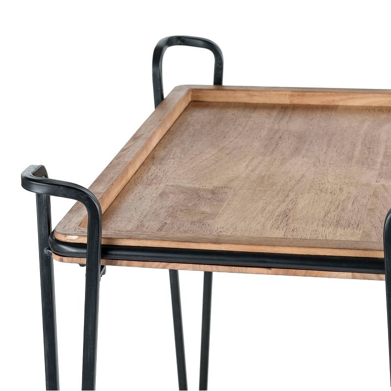 Cooper Bar Cart Black - ClickDecor