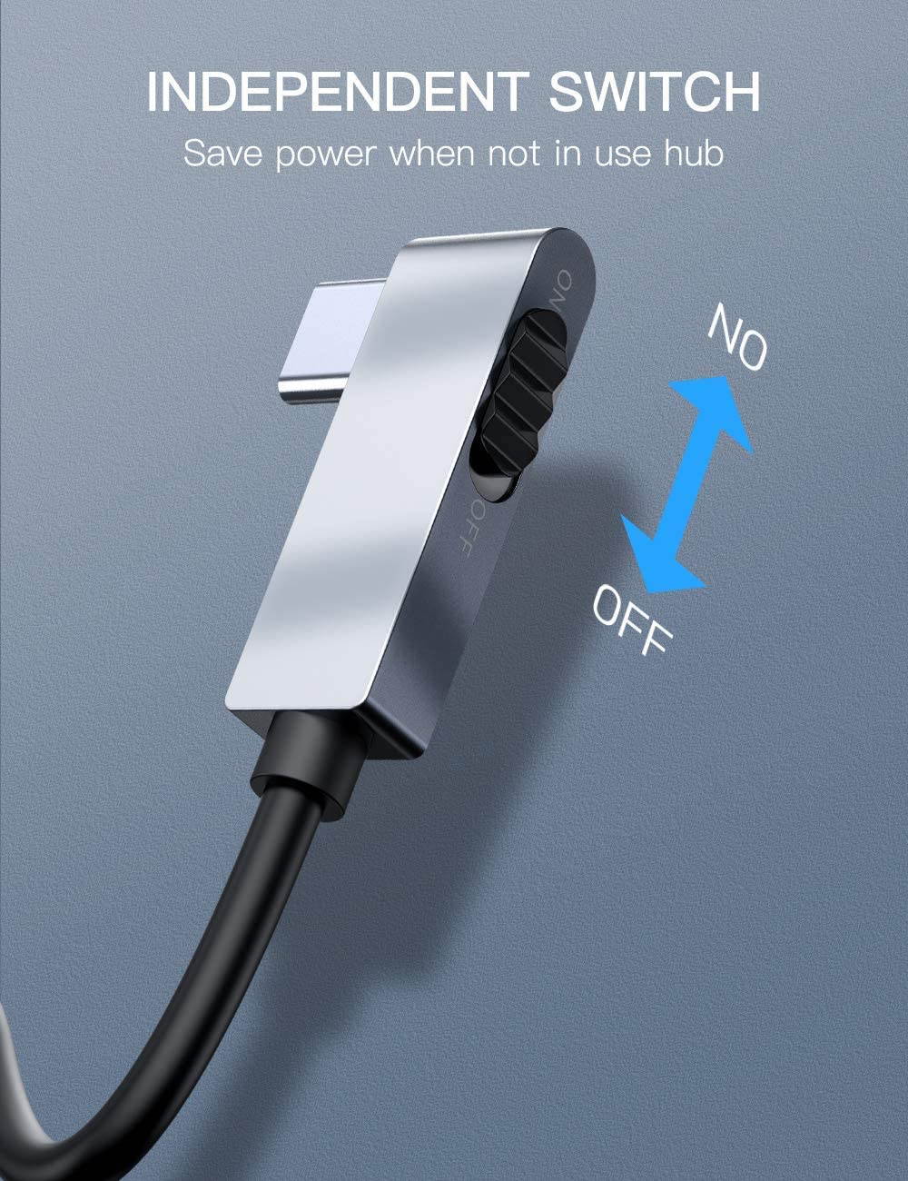 iPad Pro USB C Hub,Baseus 6-in-1 Adapter for iPad Pro 2020 2019 2018, Upgrade Type C Dongle to 4K HDMI 2.0,USB 3.0,SD/Micro SD Card Reader,3.5mm Earphone Jack,Type C PD Charger&Independent Switch