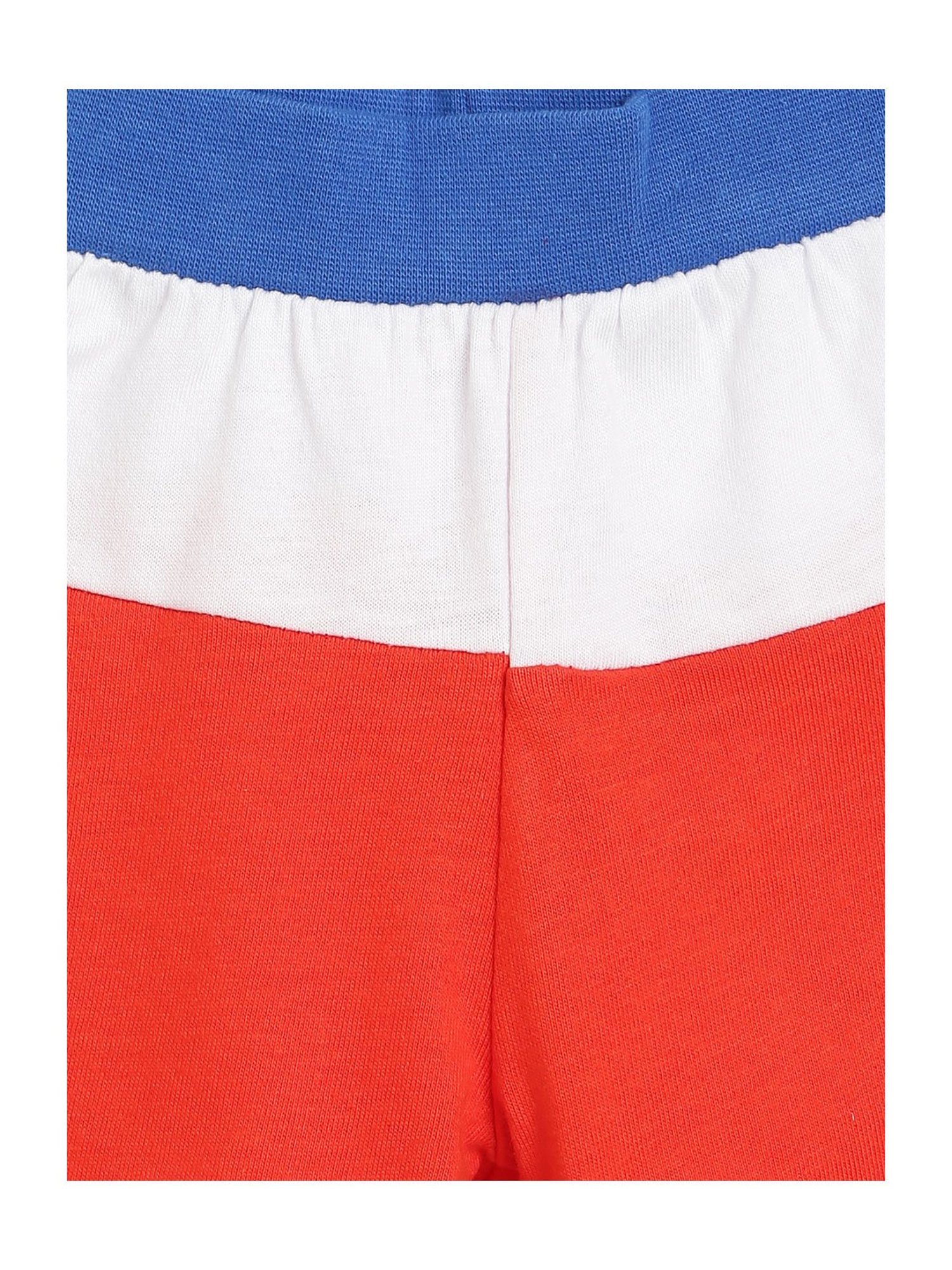 Chicco Kids White & Red Printed T-Shirt with Shorts