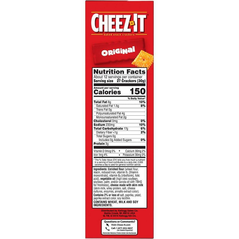 Cheez-It Original Baked Snack Crackers - 12.4oz