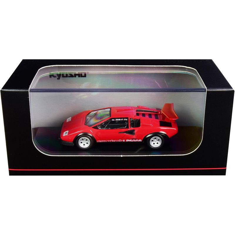 Lamborghini Countach LP500S Red 1/64 Diecast Model Car by Kyosho