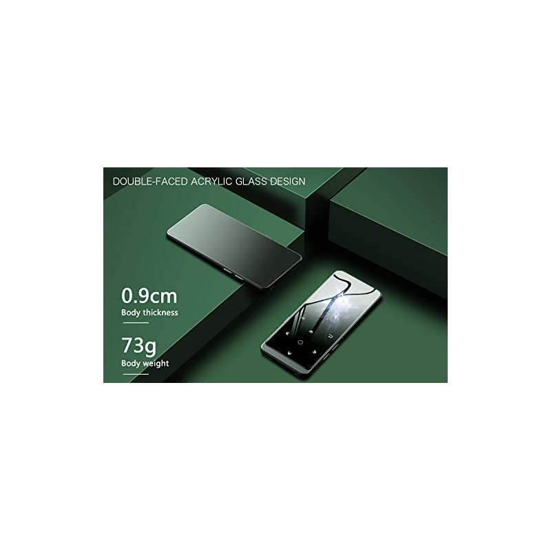 32GB MP3 Player with Bluetooth 4.2,  Music Player with FM and Recording, 2.4" Screen, HiFi Lossless Sound, Support up 64GB Expansion(Earphone, Sport Armband Included)